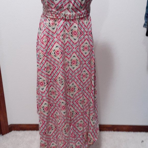 No Boundaries NOBO Junior High Low Design Spaghetti Strap Dress - Size XL 15-17 - Picture 7 of 8